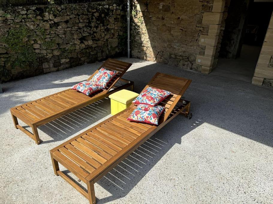 L'Epicerie De Bezenac Villa Bagian luar foto